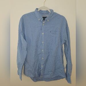 Tommy Hilfiger Blue Checkered Men's Shirt